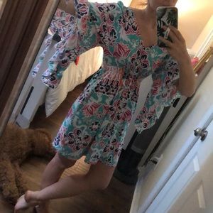 Tracy Negoshian bell-sleeve dress